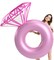 Inflatable Diamond Ring Pool Float - Engagement Ring Bachelorette Party Float Stagette Decorations Swimming Tube Floaty Outdoor Water Lounge Floats for Adults